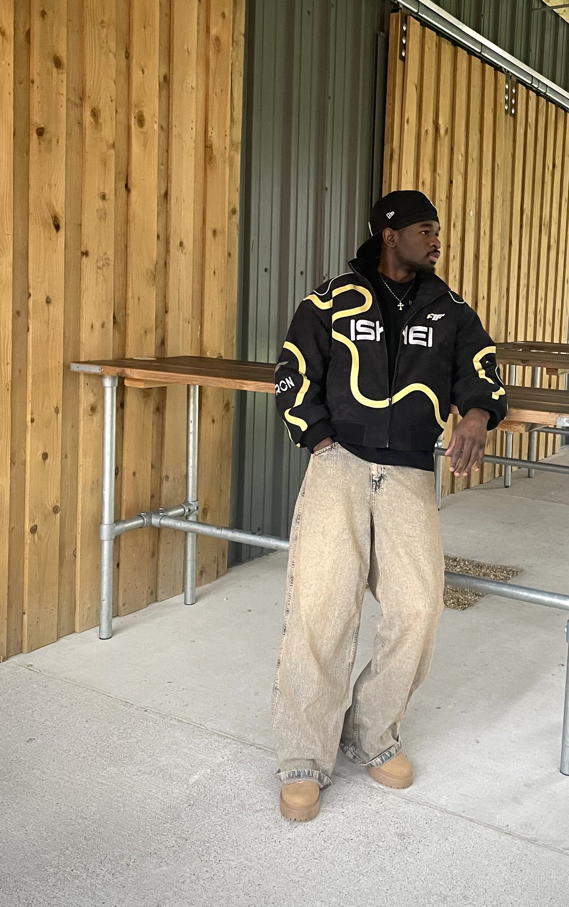 ISHEI Suede Racing Jacket